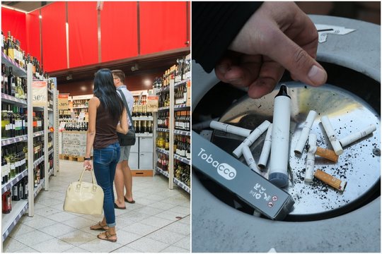 Seime stringa valdančiųjų iniciatyvos smarkiau didinti akcizus el. cigaretėms, alkoholiui, tabakui
