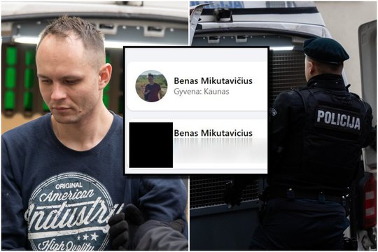 Su įtariamu žudiku painiojamas kitas Benas Mikutavičius neapsikentė: prašo duoti jam ramybę