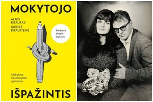 Mokytojų išpažintis sudėję į knygą Giedrė ir Algis Bitautai: „Mokykla mokytojus pasiglemžia“