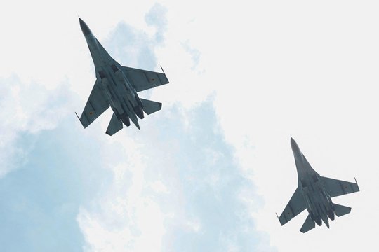 Ukrainoje sudužo naikintuvas Su-27: žuvo pilotas