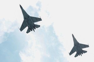 Ukrainoje sudužo naikintuvas Su-27: žuvo pilotas