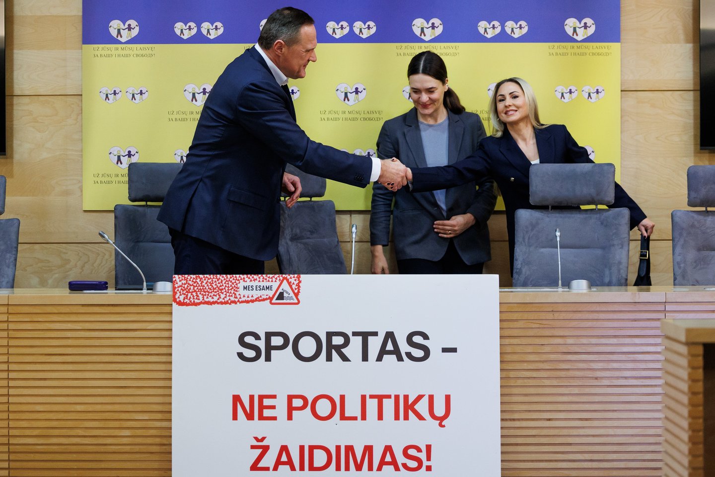 Virgilijus Alenka, Radvilė Morkūnaitė-Mikulėnienė, Laura Asadauskaitė-Zadneprovskienė<br>T.Bauro nuotr.