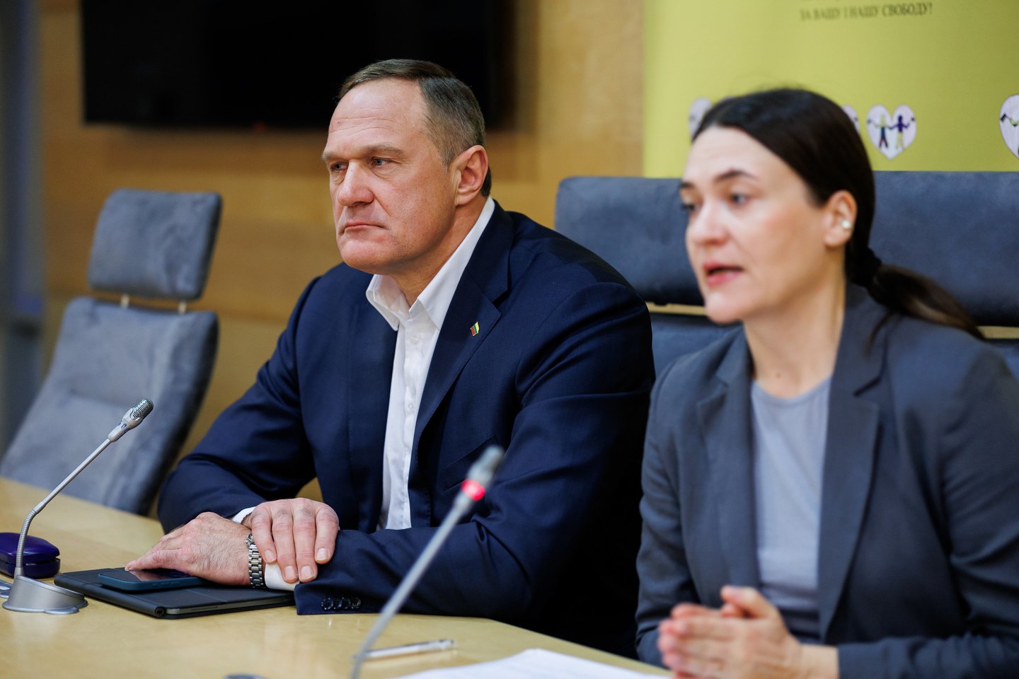 Virgilijus Alenka, Radvilė Morkūnaitė-Mikulėnienė<br>T.Bauro nuotr.