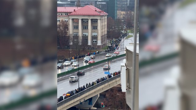 Pamatykite, kas po protesto darėsi Geležinio vilko gatvėje: nieko panašaus nėra buvę
