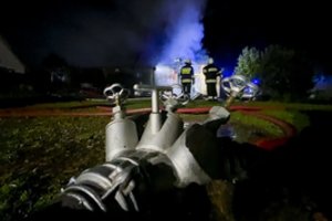 Per gaisrą Klaipėdos rajone nukentėjo žmogus