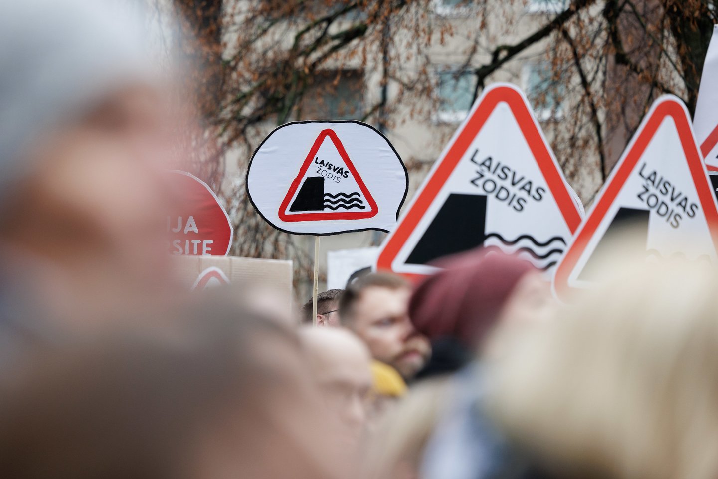 Protestas.<br>V.Skaraičio nuotr.