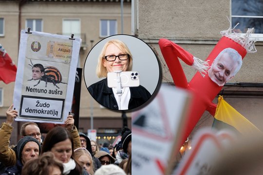 Po skundų dėl skandalingų R. Janutienės veiksmų – sprendimas: buvo priversta paremti mitingą