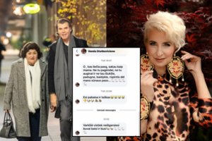 Kritikos J. Statkevičiui pažėrusiai menininkei plūsta užgaulios V. Statkevičienės žinutės