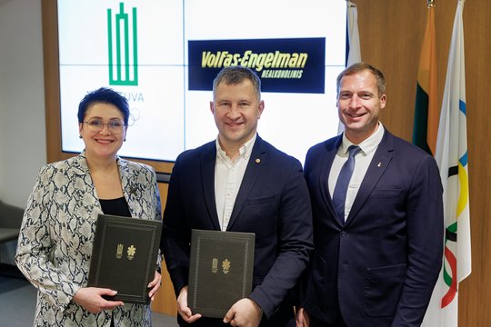 Lietuvos tautinis olimpinis komitetas sutarė dėl partnerystės su „Volfas Engelman“