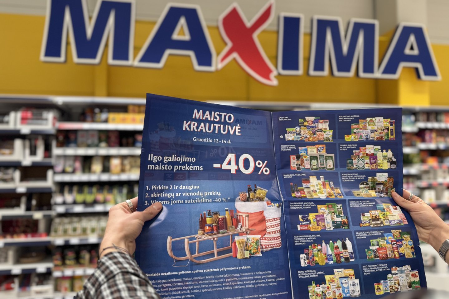 MAXIMOJE nuo penktadienio siaus Maisto krautuvė