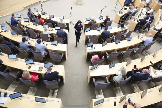 Seimas – už kitų metų PSDF biudžetą: skelbia, kiek auga jo pajamos 