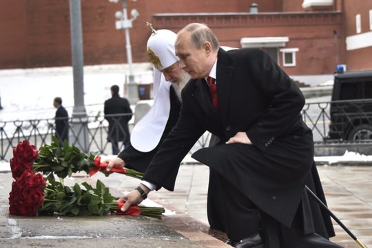 V. Putino pasauliniame kare patriarcho Kirilo užduotis – okupuoti Ukrainą žodžiais