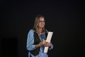 OKT teatre – konkurso „Dramos teritorija“ nugalėtojos Godos Simonaitytės pjesės „Šūdmala“ skaitymas