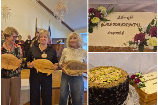 Jubiliejinėje gaspadinių šventėje ant šventinės nugalėtojų pakylos karaliavo tortai