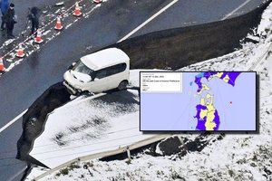 Japoniją supurtė dar venas galingas žemės drebėjimas: įspėjo apie cunamio pavojų