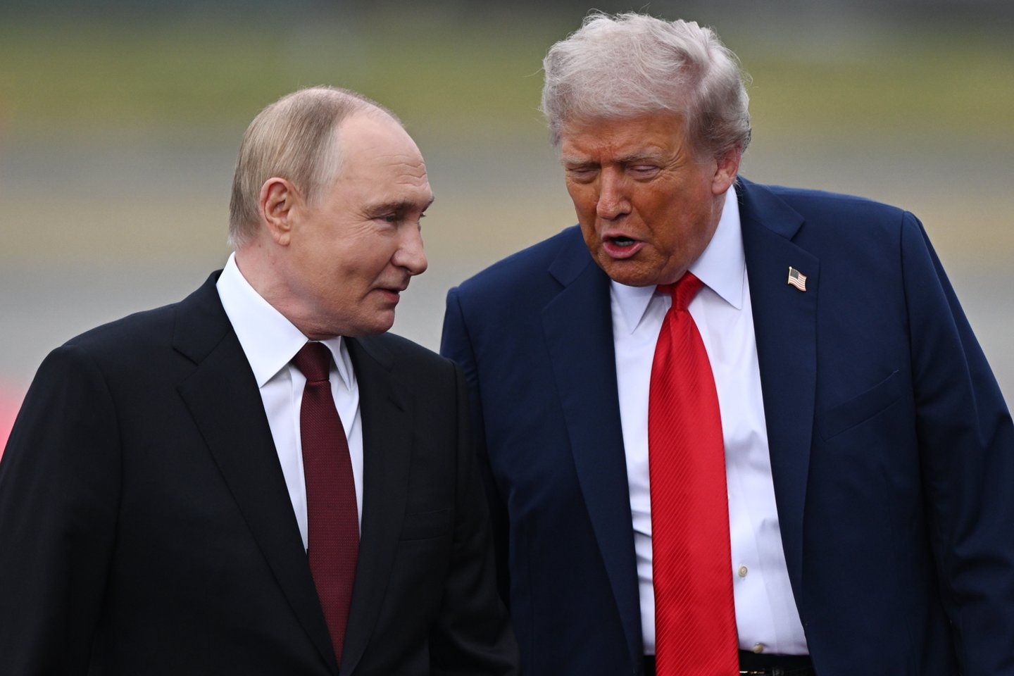 D. Trumpo ir V. Putino susitikimas.<br>EPA/ELTA nuotr.