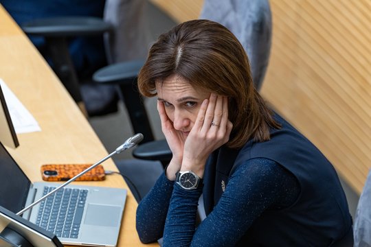 V. Čmilytė-Nielsen apie skubiai teikiamas LRT pataisas: tai socialdemokratų mainai su R. Žemaitaičiu