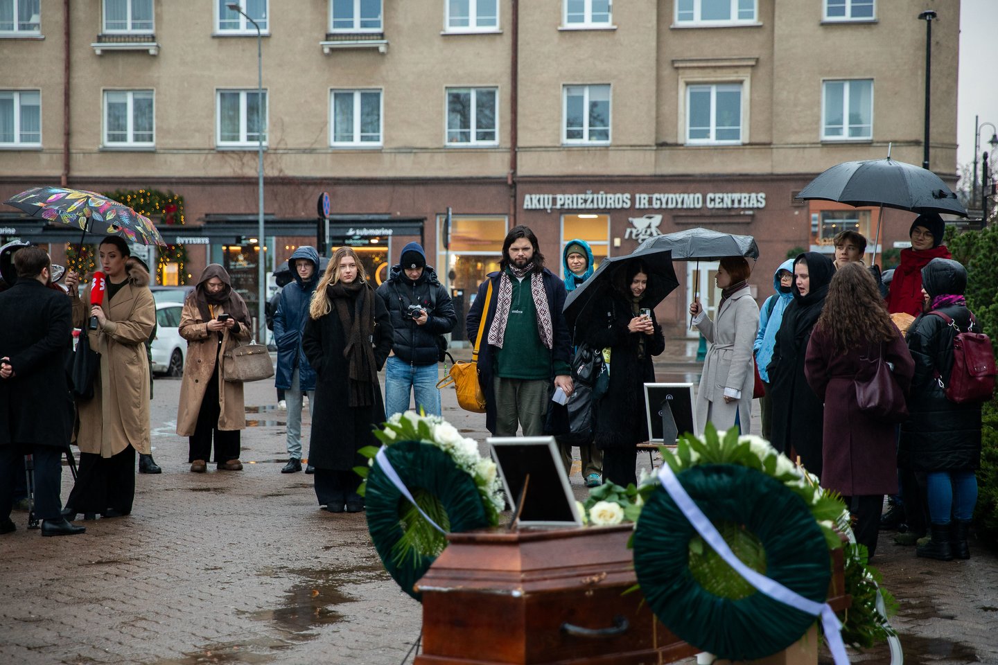   Akcija „In memoriam „Valstybė, kuri veikia“ 2024–2025“<br> G.Vaišvilos (ELTA) nuotr.