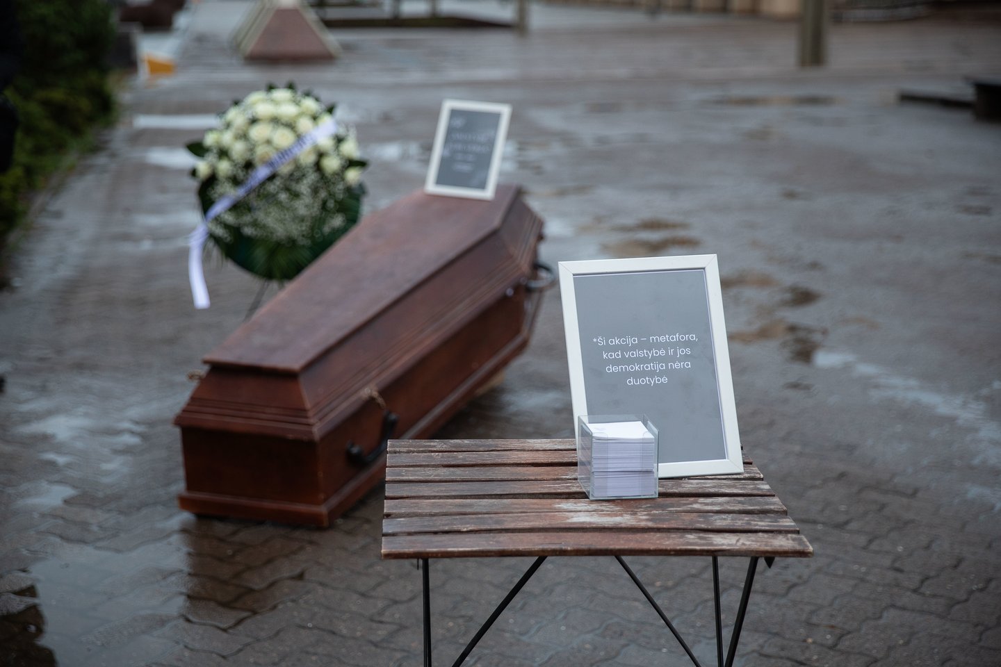   Akcija „In memoriam „Valstybė, kuri veikia“ 2024–2025“<br> G.Vaišvilos (ELTA) nuotr.