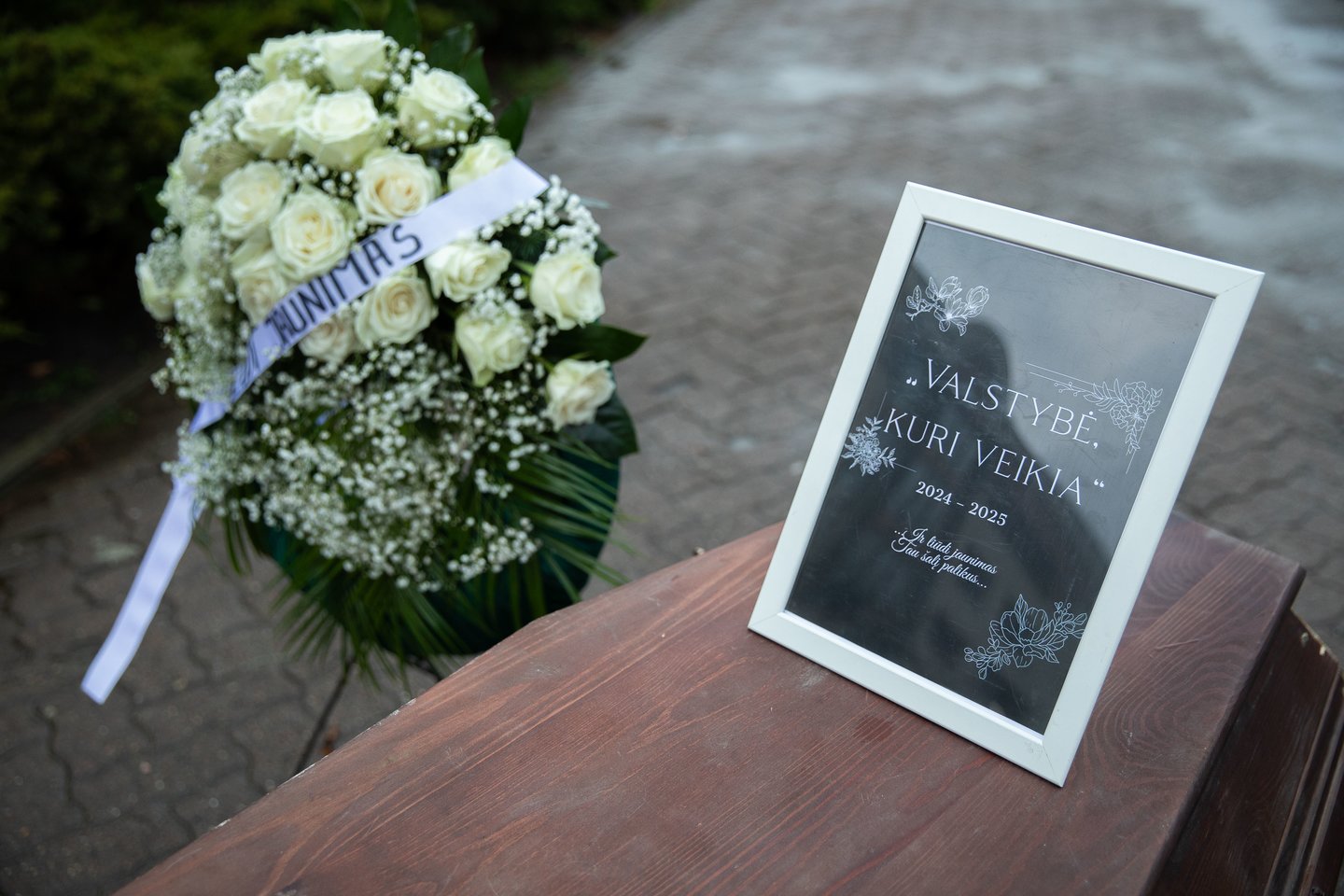   Akcija „In memoriam „Valstybė, kuri veikia“ 2024–2025“<br> G.Vaišvilos (ELTA) nuotr.