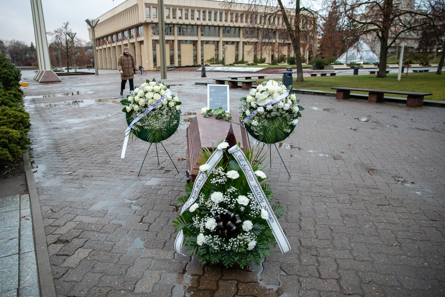   Akcija „In memoriam „Valstybė, kuri veikia“ 2024–2025“<br> G.Vaišvilos (ELTA) nuotr.