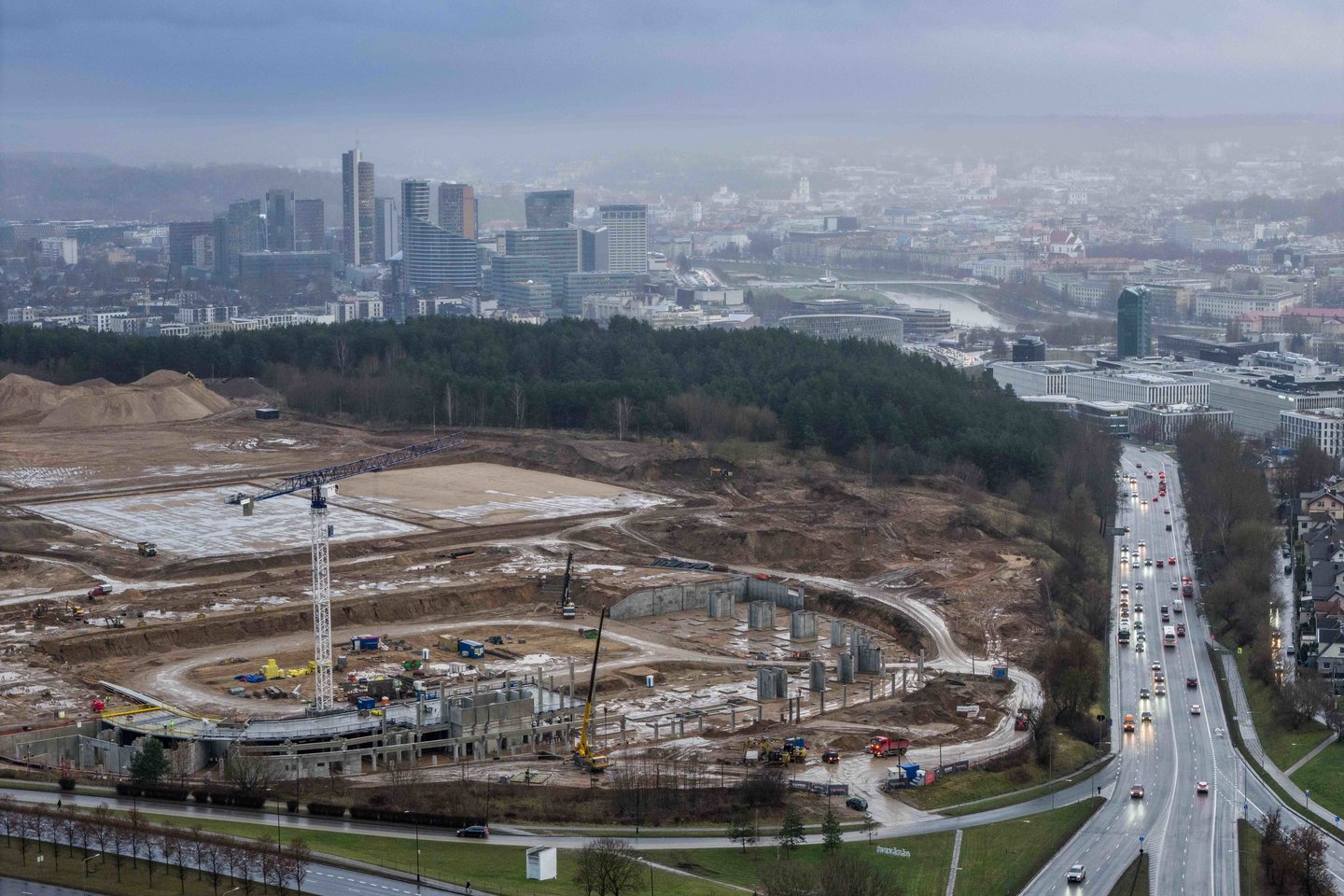 Nacionalinio stadiono statybos.<br>„Naresta“ nuotr.