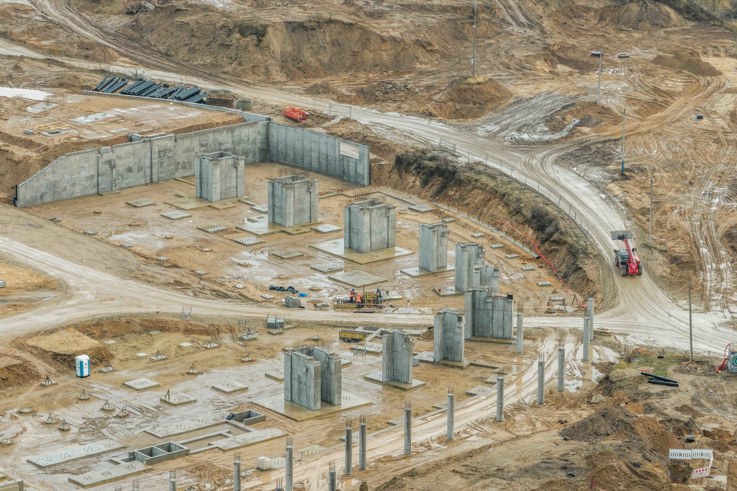 Nacionalinio stadiono statybos.<br>„Naresta“ nuotr.