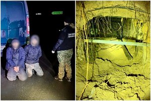 180 migrantų iš Baltarusijos į Lenkiją atšliaužė tuneliu – tarp sulaikytų vedlių yra ir lietuvis