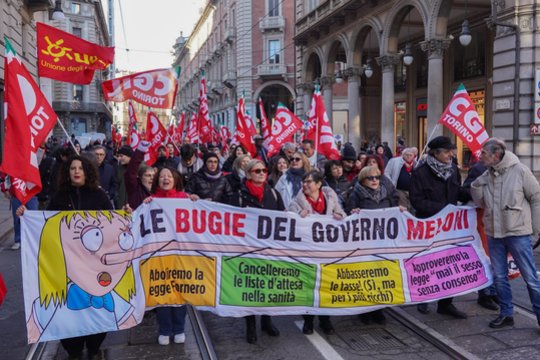 Italijoje – didelis streikas: protestuoja prieš vyriausybės biudžeto planus
