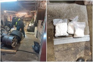 Kauno kriminalistų sėkmė: pareigūnų rankose atsidūrė per 50 kg kvaišalų, sulaikyti du įtariamieji