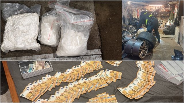 Radus 50 kilogramų augalinės kilmės narkotikų Jonavoje sulaikyti du vyrai: gresia iki 8 metų kalėjimo