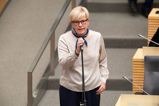 Opposition response to ruling party regarding LRT: boycotting sessions, while Šimonytė decides to patrol