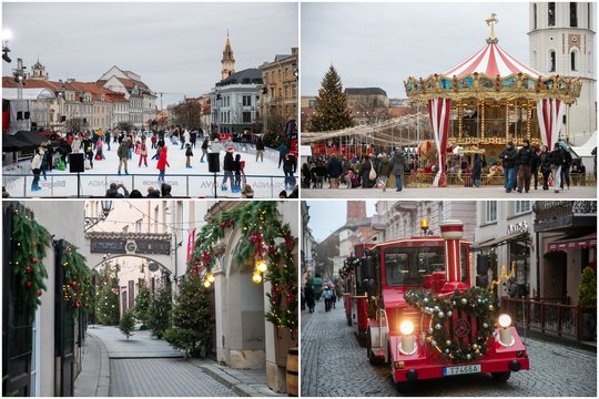 Vilniuje – kalėdiškiausia metų diena: užfiksavo šventines linksmybes visame mieste