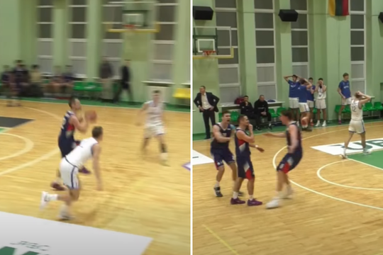 Neįtikėtina situacija NKL: pergalingas metimas – iš kitos aikštės pusės