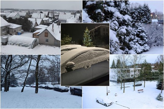 Lietuvą aplankė žiema – žmonės dalijasi vaizdais po nakties: sinoptikai skelbia, ko tikėtis toliau