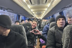 Išlaisvinta Baltarusijos protestų lyderė M. Kalesnikava sako, kad nieko nesigaili