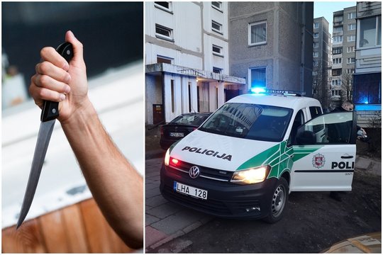 Prienų rajone peiliu sužalotas neblaivus vyras, Jonavoje – neblaivi moteris