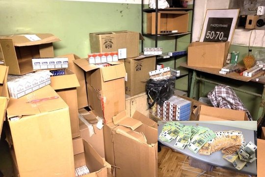 Sučiupti du kauniečiai su įkalčiais – ir baltarusiškomis cigaretėmis, ir žinomų prekių ženklų klastotėmis