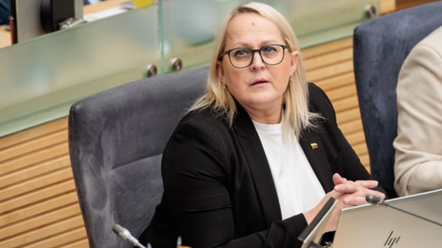 L. Girskienė opozicijos elgesį laiko veidmainiavimu: nemanau, kad tai svarios priežastys palikti Seimo salę