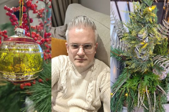 E. Žičkus – apie lėtą namų puošimą, pušis balkone ir paveldėtus stiklo žaisliukus