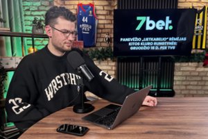 Rekordinį pasiekimą ir Ąžuolą Tubelį liaupsinęs Lekšas nori, kad „Žalgiris“ nemažintų apsukų