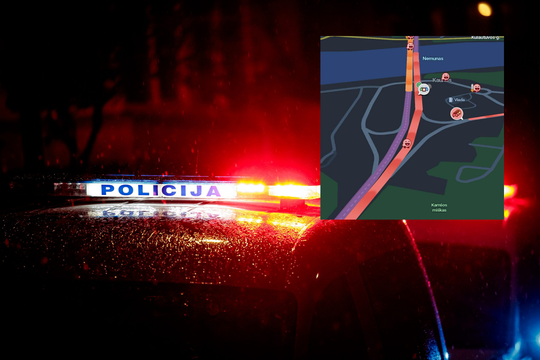 Didelė avarija Kaune: susidūrė net penki automobiliai