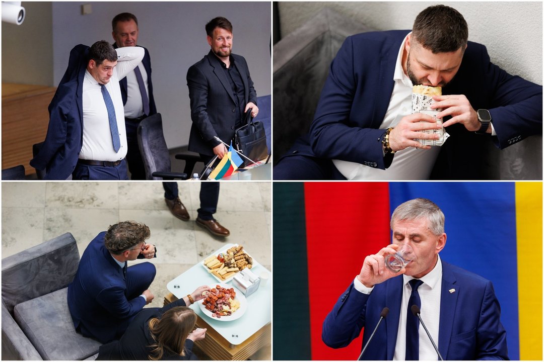  LRT pataisų svarstymas Seime naktį iš antradienio į trečiadienį.<br> Lrytas koliažas.