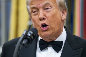 D. Trumpo istorinė kalba, kuri sukėlė klausimų: kas nustebino