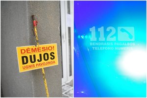 Dėl pažeisto dujų vamzdžio Palangoje evakuoti 9 gyventojai