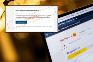 Apsimeta banku ir bando pasiekti jūsų sąskaitą: įspėja klientus dėl sukčių pinklių