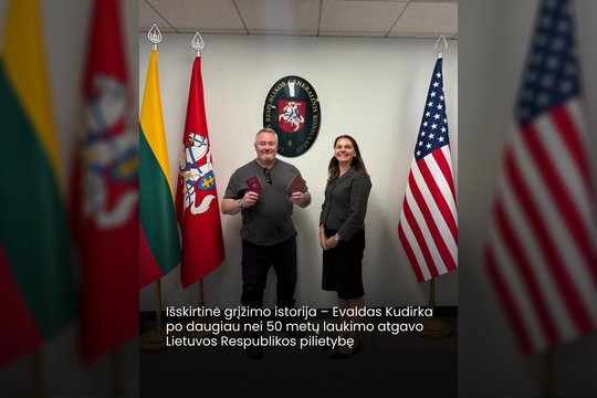 Istorija, gniaužianti kvapą: lietuvis po daugiau nei 50-ies metų galiausiai atgavo pilietybę
