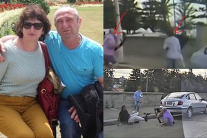 Plinta šokiruojantis įrašas iš šaudynių Australijoje: šauliui į atlapus kibusi pora krito nuo kulkų