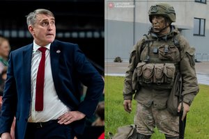 K. Kemzūra baigė komendantinių karių kursą: „Iki tol nesu turėjęs kontakto su ginklu“