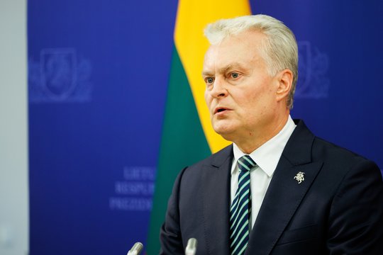 G. Nausėda apie sutartą 90 mlrd. eurų finansavimą Ukrainai: sprendžia visus reikmių klausimus